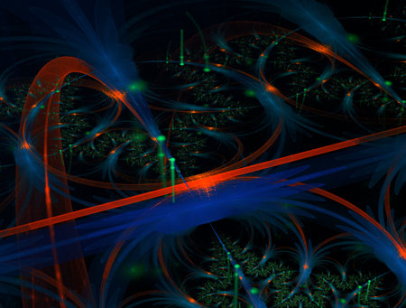 Imaginatory fractal abstract background Imageの写真素材
