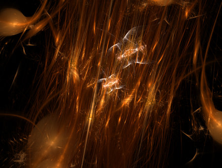 Imaginatory fractal abstract background Imageの写真素材