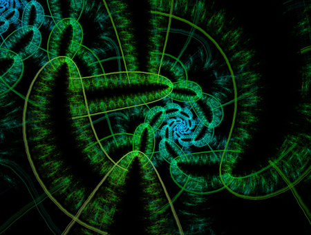Imaginatory fractal abstract background Imageの写真素材