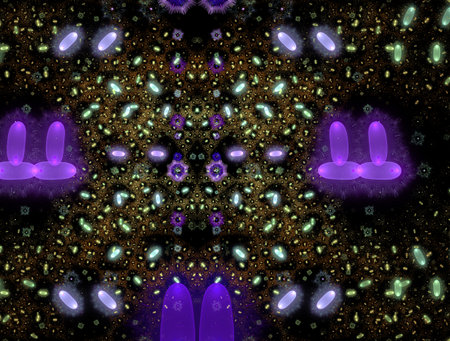 Imaginatory fractal abstract background Image