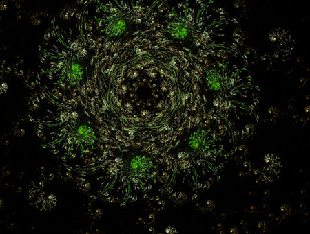 Imaginatory fractal abstract background Image