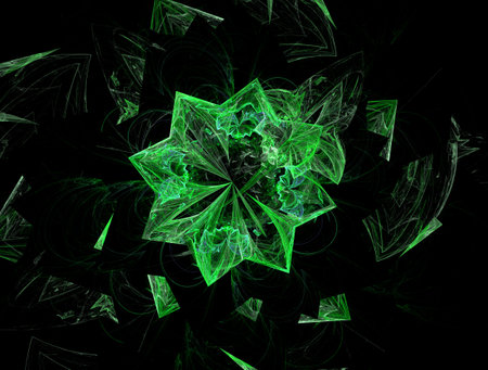 Imaginatory fractal abstract background Imageの写真素材