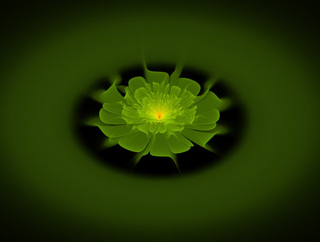 Imaginatory fractal abstract background Imageの写真素材