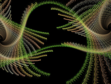 Imaginatory fractal abstract background Image