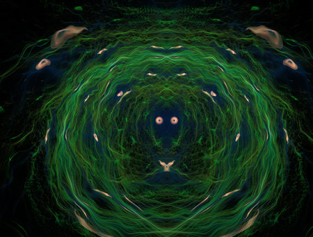 Imaginatory fractal abstract background Image