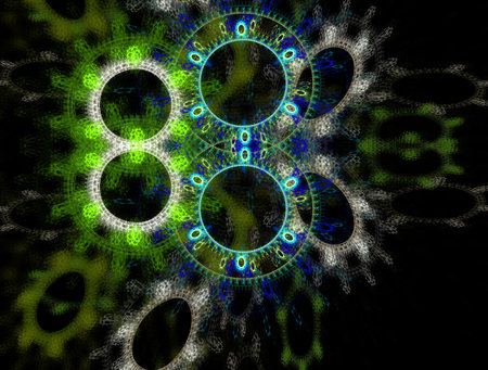 Imaginatory fractal abstract background Imageの写真素材