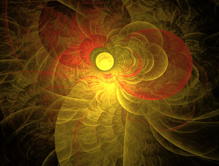 Imaginatory fractal abstract background Imageの写真素材