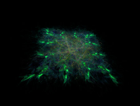 Imaginatory fractal abstract background Imageの写真素材