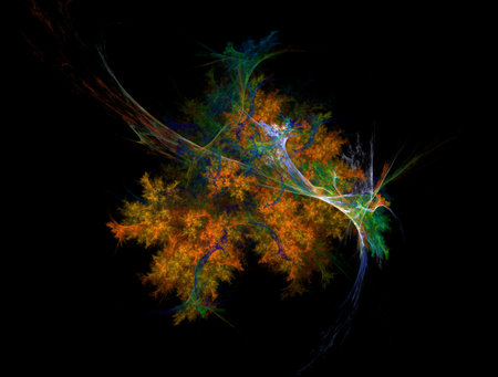 Imaginatory fractal abstract background Imageの写真素材