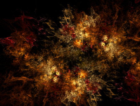 Imaginatory fractal abstract background Imageの写真素材