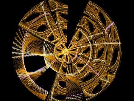 Imaginatory fractal abstract background Image