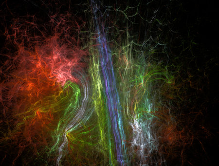 Imaginatory fractal abstract background Imageの写真素材