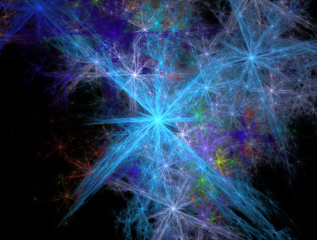 Imaginatory fractal abstract background Imageの写真素材