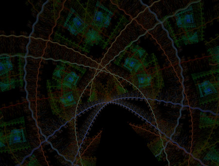 Imaginatory fractal abstract background Image