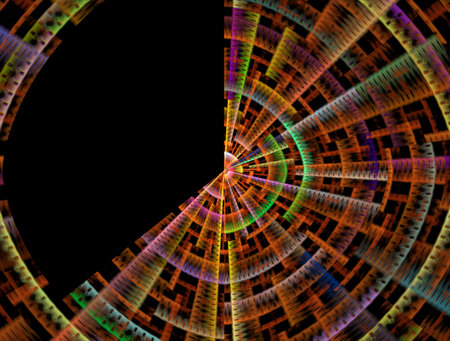 Imaginatory fractal abstract background Image