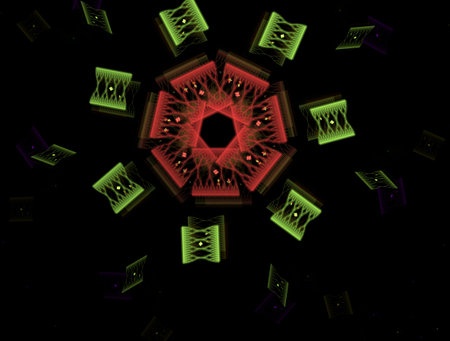 Imaginatory fractal abstract background Image