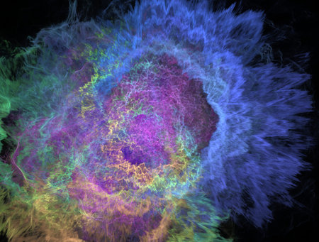 Imaginatory fractal abstract background Image