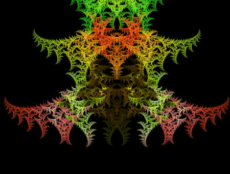 Imaginatory fractal abstract background Imageの写真素材