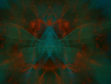Imaginatory fractal abstract background Imageの写真素材