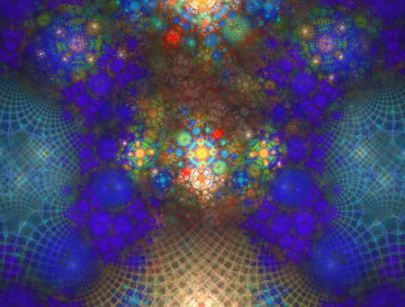 Imaginatory fractal abstract background Image