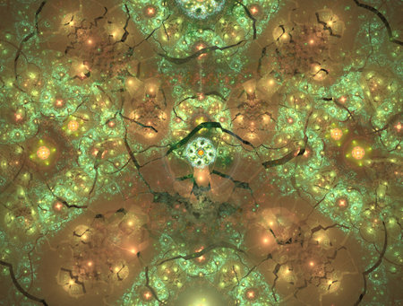 Imaginatory fractal abstract background Imageの写真素材