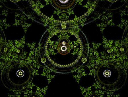 Imaginatory fractal abstract background Imageの写真素材