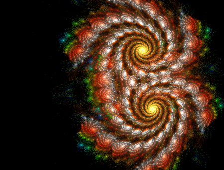 Imaginatory fractal abstract background Imageの写真素材