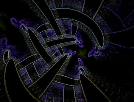 Imaginatory fractal abstract background Image