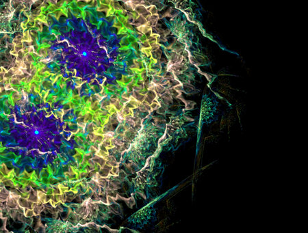 Imaginatory fractal abstract background Imageの写真素材