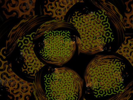 Imaginatory fractal abstract background Image