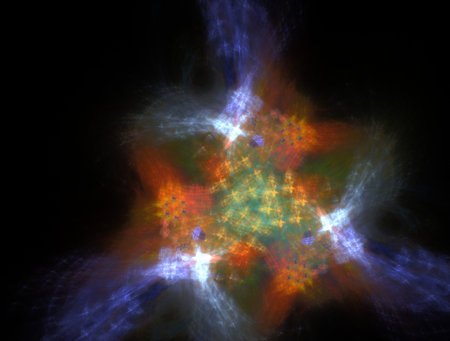 Imaginatory fractal abstract background Imageの写真素材