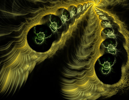 Imaginatory fractal abstract background Imageの写真素材