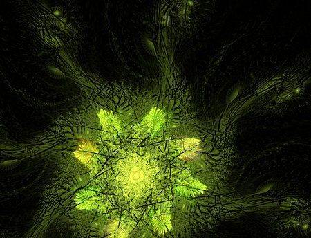 Imaginatory fractal abstract background Imageの写真素材