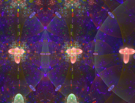 Imaginatory fractal abstract background Image