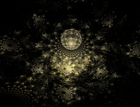 Imaginatory fractal abstract background Imageの写真素材