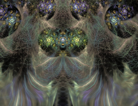 Imaginatory fractal abstract background Image