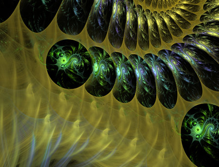 Imaginatory fractal abstract background Imageの写真素材