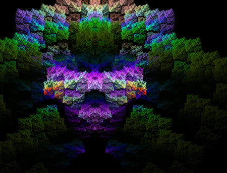 Imaginatory fractal abstract background Imageの写真素材