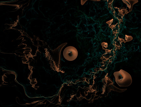 Imaginatory fractal abstract background Imageの写真素材