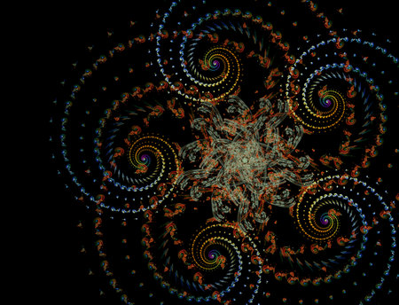 Imaginatory fractal abstract background Image