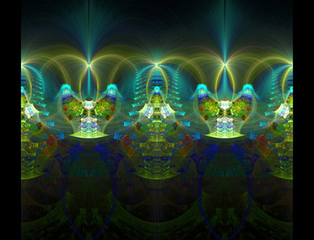 Imaginatory fractal abstract background Image