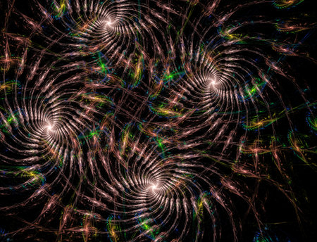 Imaginatory fractal abstract background Imageの写真素材