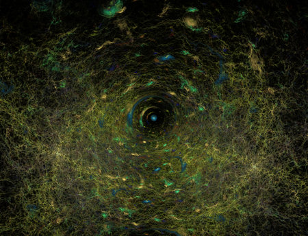 Imaginatory fractal abstract background image