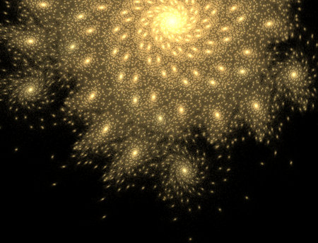Imaginatory fractal abstract background Imageの写真素材