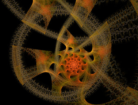 Imaginatory fractal abstract background Imageの写真素材