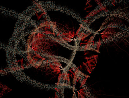 Imaginatory fractal abstract background Imageの写真素材