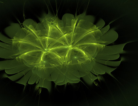 Imaginatory fractal abstract background Imageの写真素材