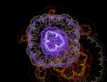 Imaginatory fractal abstract background Imageの写真素材