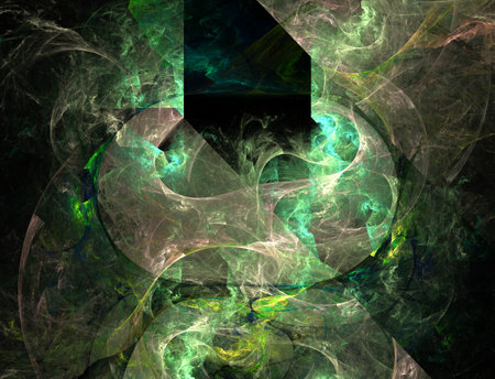 Imaginatory fractal abstract background Imageの写真素材