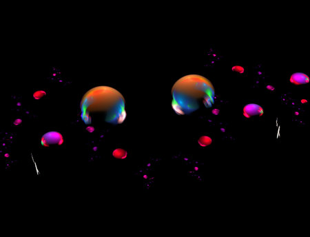 Imaginatory fractal abstract background Image